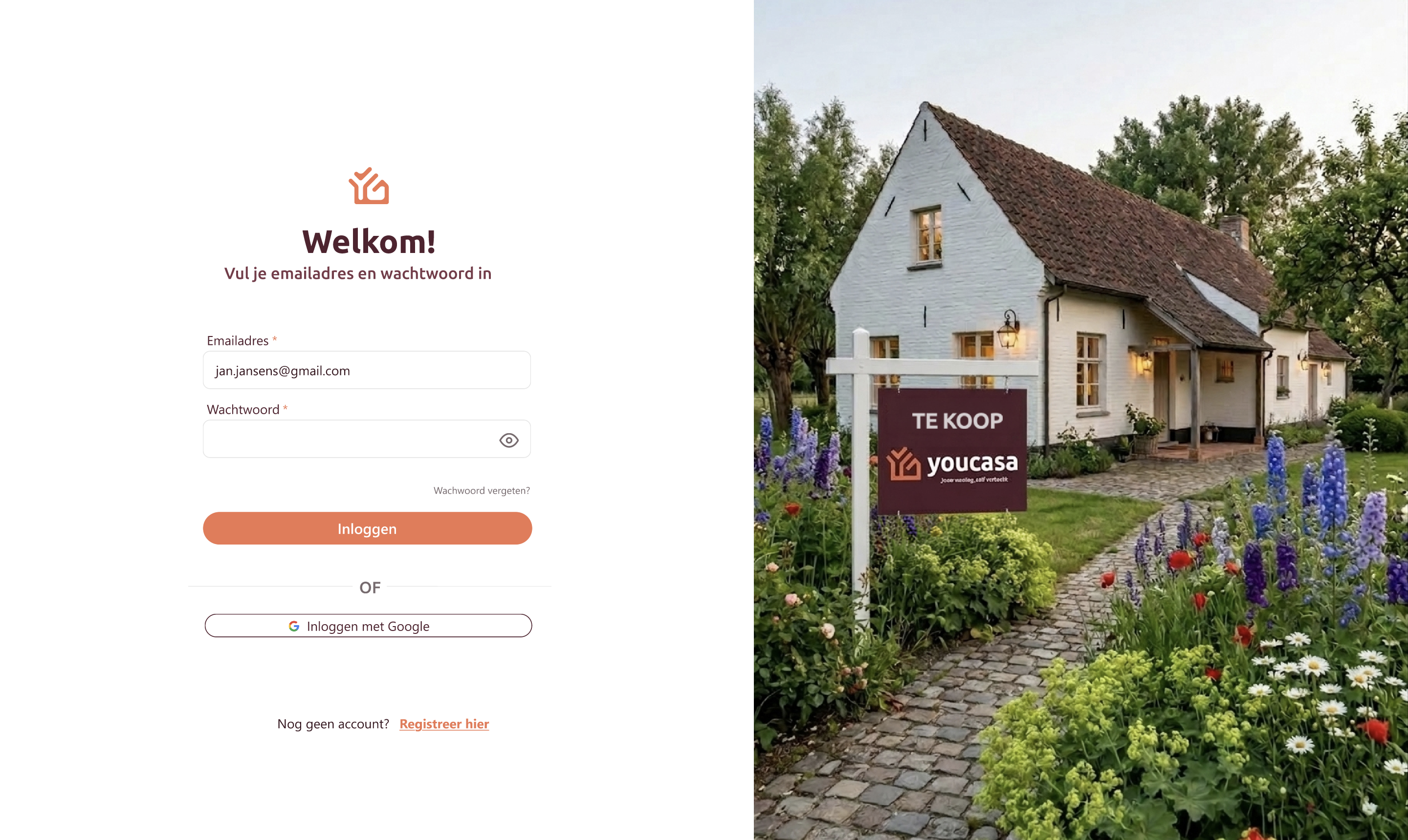 YouCasa homepage preview
